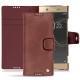 Housse cuir Sony Xperia XA1 Ultra - Passion vintage ( Glutton - Red ) 