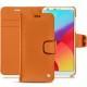 Housse cuir LG G6 - Orange ( Nappa - Pantone 1495U ) 