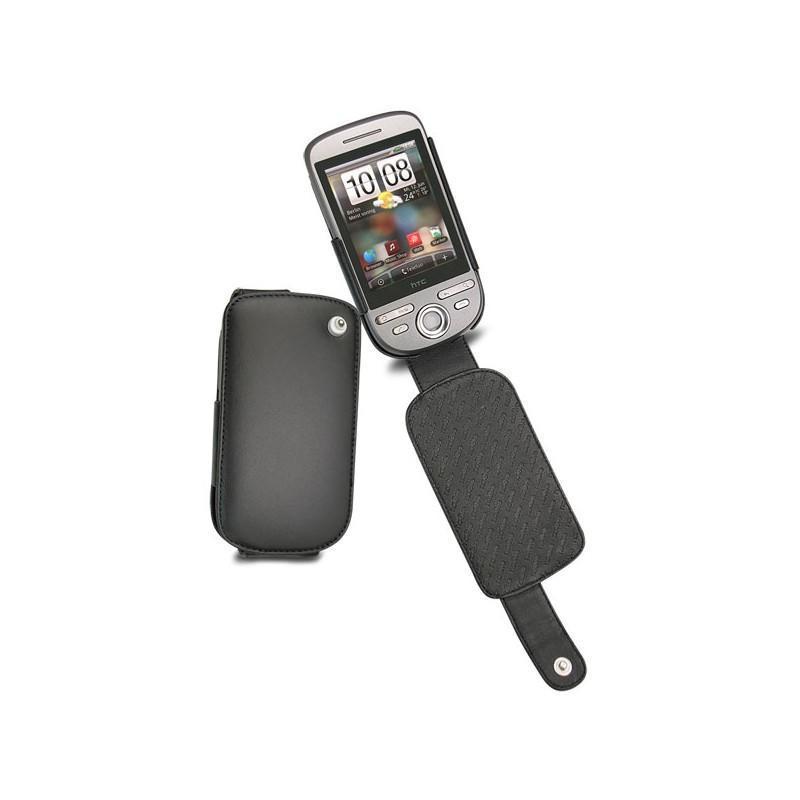 Housse cuir HTC Tattoo  - Noir ( Nappa - Black ) 
