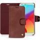Housse cuir LG G6 - Passion vintage ( Glutton - Red ) 
