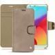 Housse cuir LG G6 - Taupe vintage ( Pantone 7530C ) 