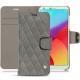 Funda de piel LG G6 - Acier vintage - Couture