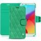 LG G6 leather case - Menthe vintage - Couture