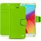 가죽 커버 LG G6 - Vert fluo