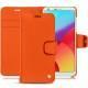 Capa em pele LG G6 - Orange fluo