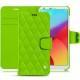 Capa em pele LG G6 - Vert fluo - Couture
