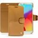 Housse cuir LG G6 - Or Maïa ( Bologna Hi Gloss Metallic - Pantone 871C ) 