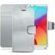 Capa em pele LG G6 - Platinium ( Bologna Hi Gloss Metallic - Pantone 877C ) 