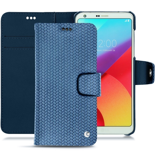 Capa em pele LG G6Abaca ishia ( Pantone #395775 ) 