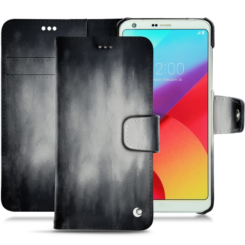 Funda de piel LG G6Gris Patine