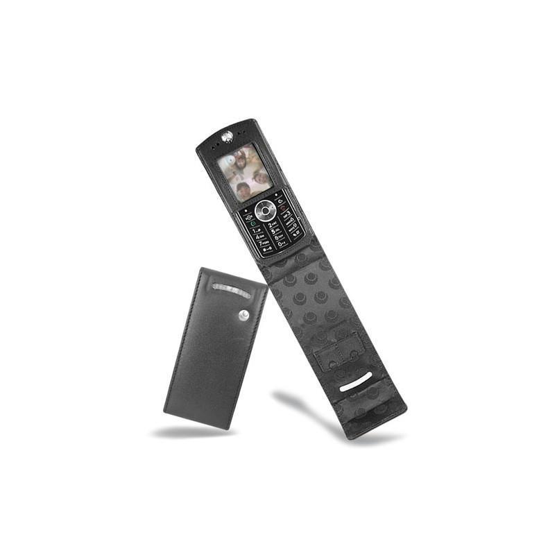 Funda de piel Motorola SLVR L9  - Noir ( Nappa - Black ) 