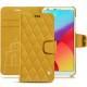 Capa em pele LG G6 - Jaune soulèu - Couture