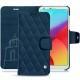 Capa em pele LG G6 - Blu mediterran - Couture