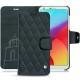 Custodia in pelle LG G6 - Blu marino - Couture