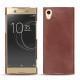 Lederschutzhülle Sony Xperia XA1 Ultra - Passion vintage ( Glutton - Red ) 