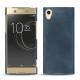Custodia in pelle Sony Xperia XA1 Ultra - Jean vintage ( Roughtcut - Pantone 285U  ) 