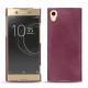 Custodia in pelle Sony Xperia XA1 Ultra - Prune vintage ( Pantone 512C ) 