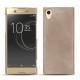 レザーケース Sony Xperia XA1 Ultra - Taupe vintage ( Pantone 7530C ) 