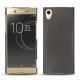 Sony Xperia XA1 Ultra leather cover - Anthracite ( Pantone 424C ) 