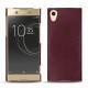レザーケース Sony Xperia XA1 Ultra - Lie de vin ( Pantone 5115C ) 