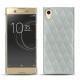 Lederschutzhülle Sony Xperia XA1 Ultra - Gris - Couture ( Nappa - Pantone W428C ) 