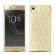 Custodia in pelle Sony Xperia XA1 Ultra - Beige - Couture ( Nappa - Pantone 7502C ) 