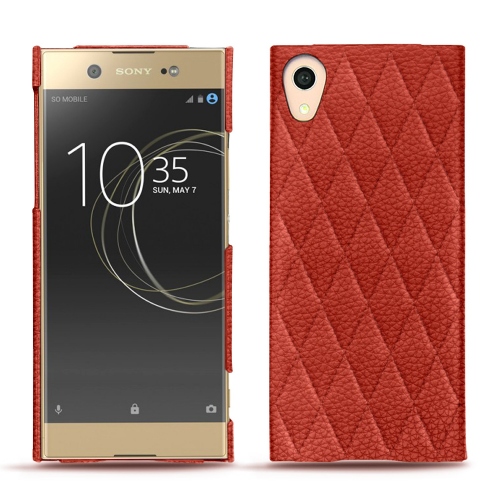 Sony Xperia XA1 Ultra : Protections de qualité : housses, coques, étuis Papaye - Couture ( Pantone #b54317 ) 