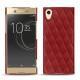 Capa em pele Sony Xperia XA1 Ultra - Tomate - Couture ( Pantone 187C ) 