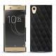 Custodia in pelle Sony Xperia XA1 Ultra - Negre poudro - Couture