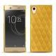 Lederschutzhülle Sony Xperia XA1 Ultra - Jaune soulèu - Couture