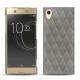 Coque cuir Sony Xperia XA1 Ultra - Acier vintage - Couture