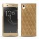 Coque cuir Sony Xperia XA1 Ultra - Sable vintage - Couture