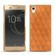 Coque cuir Sony Xperia XA1 Ultra - Mandarine vintage - Couture