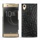 Custodia in pelle Sony Xperia XA1 Ultra - Autruche nero