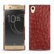 Funda de piel Sony Xperia XA1 Ultra - Autruche ciliegia