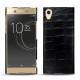 Sony Xperia XA1 Ultra leather cover - Crocodile nero