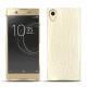 Coque cuir Sony Xperia XA1 Ultra - Crocodile milk