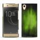 Coque cuir Sony Xperia XA1 Ultra - Vert Patine