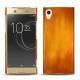 Lederschutzhülle Sony Xperia XA1 Ultra - Orange Patine
