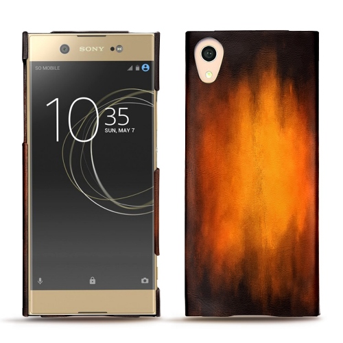 Lederschutzhülle Sony Xperia XA1 UltraFauve Patine