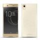 Sony Xperia XA1 Ultra leather cover - Blanc PU