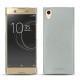 Coque cuir Sony Xperia XA1 Ultra - Gris PU