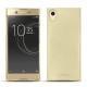 Custodia in pelle Sony Xperia XA1 Ultra - Beige PU