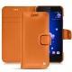 가죽 커버 HTC U11 - Orange ( Nappa - Pantone 1495U ) 