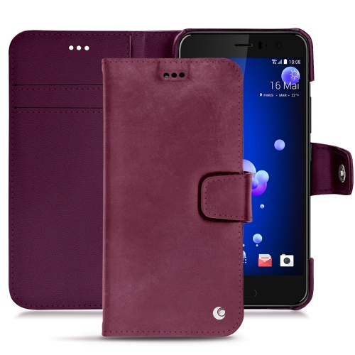 가죽 커버 HTCU 11Prune vintage ( Pantone #612434 ) 