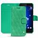 Custodia in pelle HTC U11 - Menthe vintage - Couture