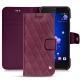Funda de piel HTC U11 - Prune vintage - Couture