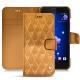Funda de piel HTC U11 - Or Maïa - Couture