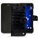 가죽 커버 HTC U11 - Crocodile nero