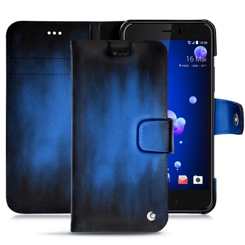 HTC U11 : La référence des housses premium Bleu Patine